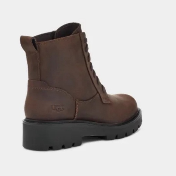 UGG Australia Everdeen Lace Boot Brown Size 6 New in box - Picture 3 of 7